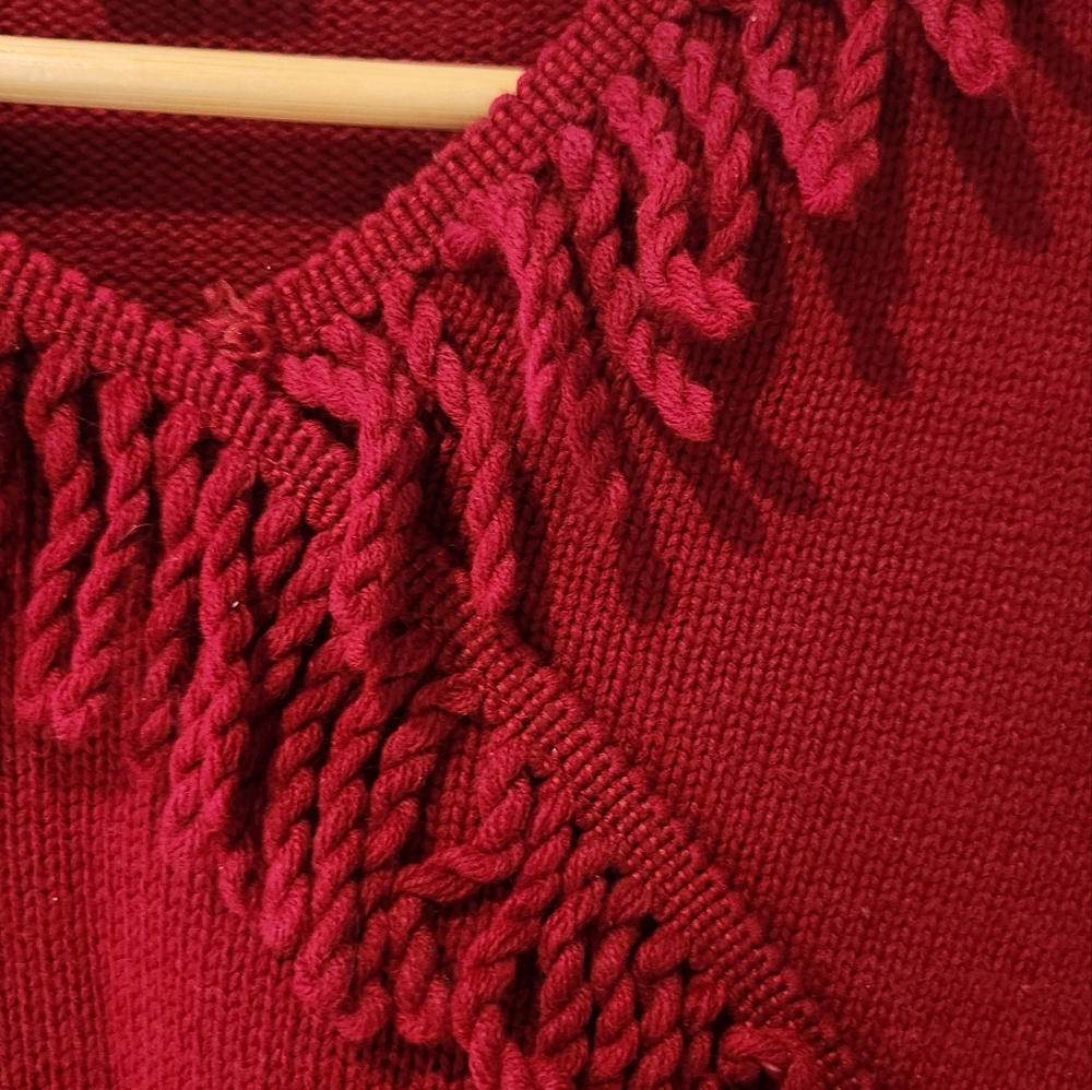 Elda Kameks Osmanbey Fringe Sleeved Shirt Wool Acrylic - Picture 3 of 10